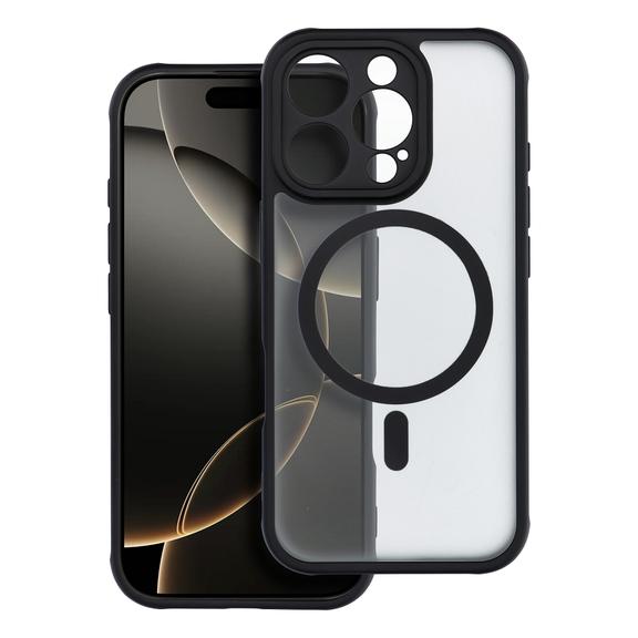 Futerał do iPhone 16 PRO Full Matte Mag Cover zgodny z MagSafe czarny