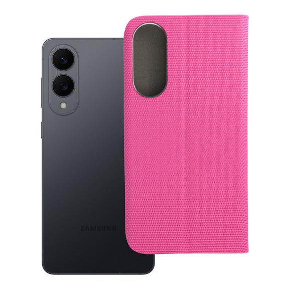 Etui z klapką na Samsung S25 EDGE Sensitive Book różowe