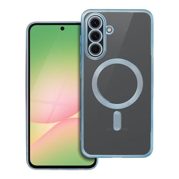 Futerał do Samsung A56 Electro Mag Cover zgodny z MagSafe niebieski