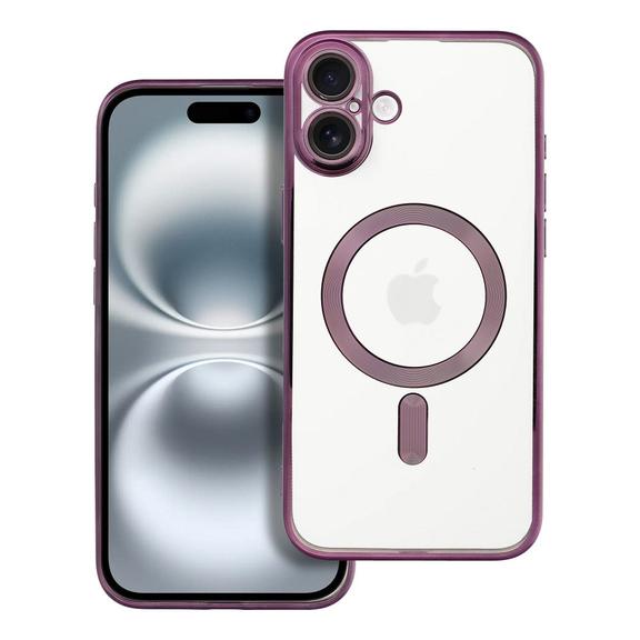 Etui na iPhone 16 PLUS Electro Mag Cover zgodne z MagSafe fioletowy