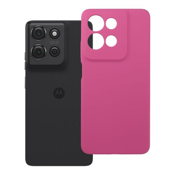 Etui na Motorola G75 Silicone 2mm (camera protection) różowe