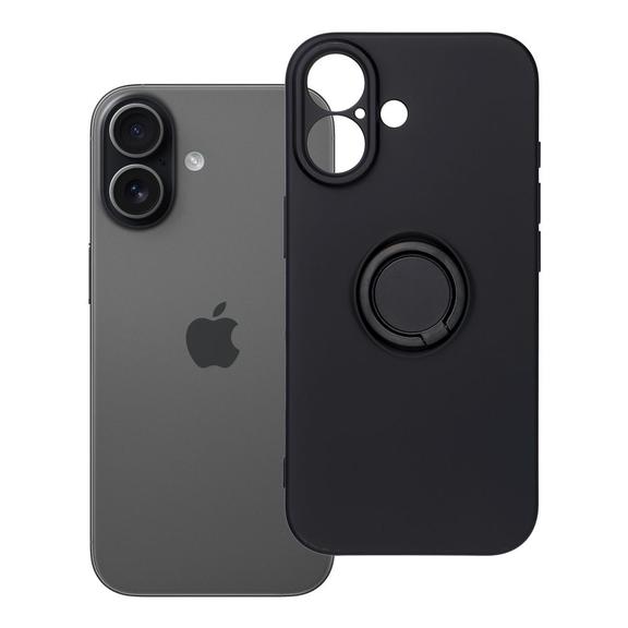 Futerał do iPhone 17 Silicone Ring czarny