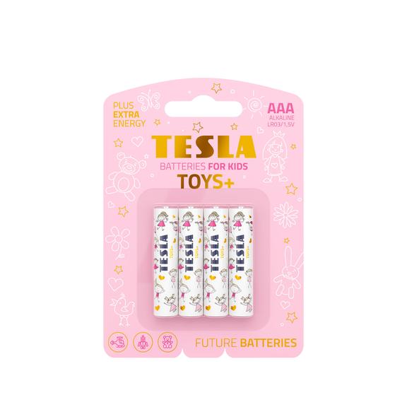TESLA bateria alkaliczna R3 (AAA) TOYS+ GIRL [4x120] 4 szt