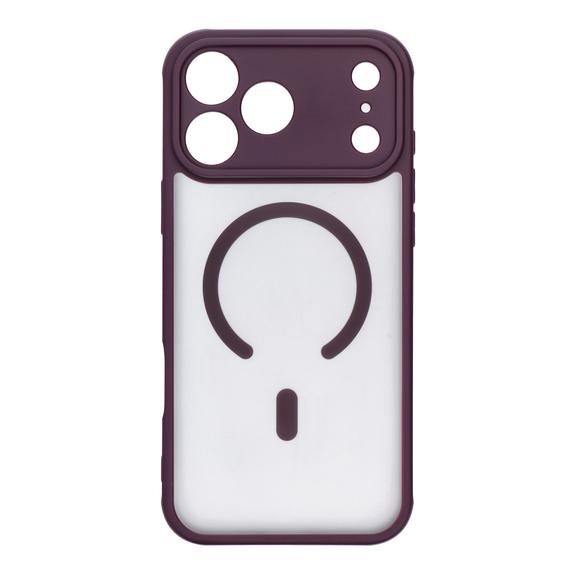 Etui na iPhone 18 Pro Max / 17 Pro Max Full Matte Mag Cover zgodne z MagSafe burgundowy