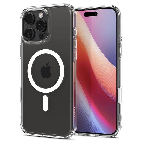 SPIGEN futerał ULTRA HYBRID "T" MAG kompatybilny z MagSafe do IPHONE 16 Pro white