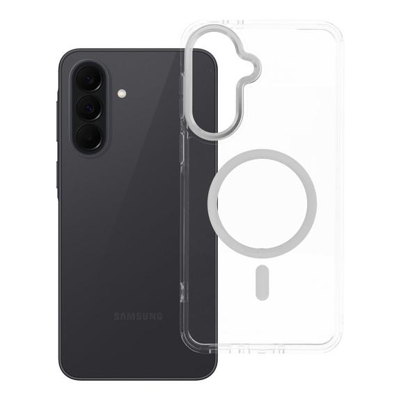 Etui na Samsung A37 Frame Cleear Hybrid Mag Cover zgodny z MagSafe transparentne
