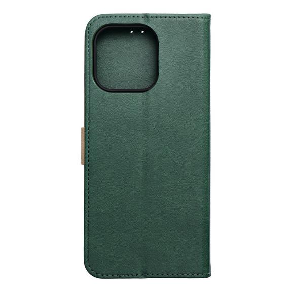 Etui z klapką na Motorola G37 POWER Split Book zielono-złote