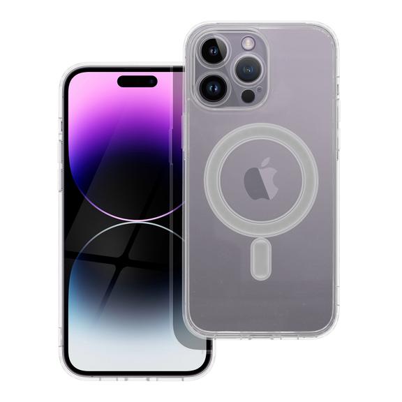 Futerał do iPhone 14 PRO MAX Clear Mag Cover (STR / CAMERA PROTECTION) zgodny z MagSafe  transparentny