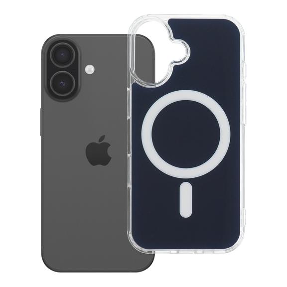Etui na iPhone 17 Clear Fusion Mag Cover zgodne z MagSafe granatowe