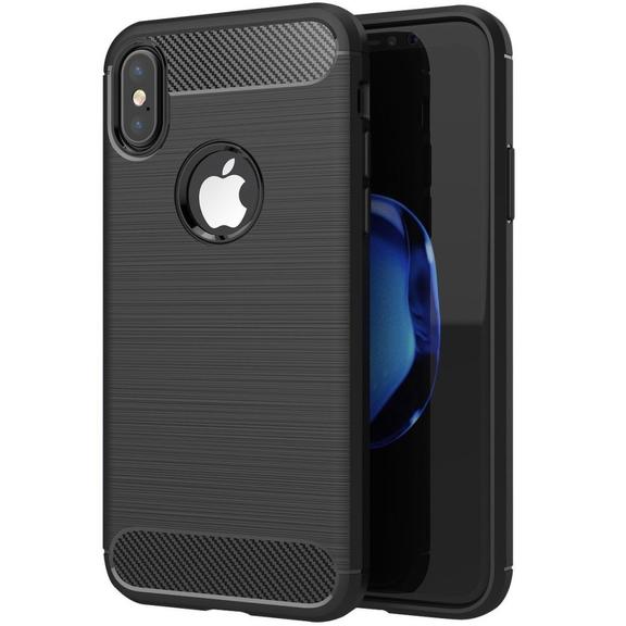 Futerał do iPhone XS Carbon czarny