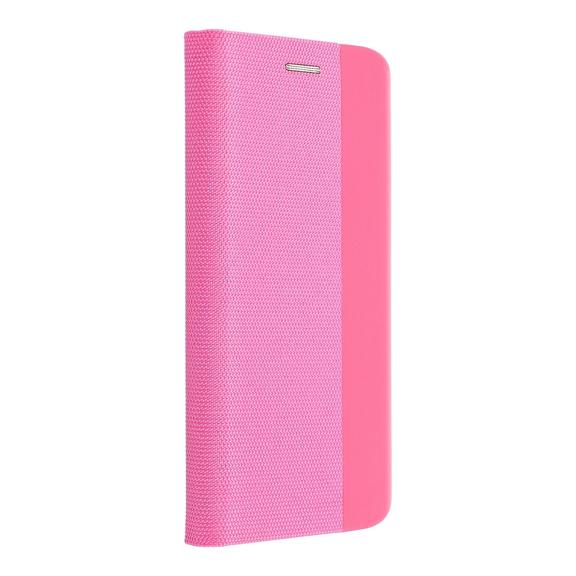 Etui z klapką na Samsung A50 Sensitive Book różowe