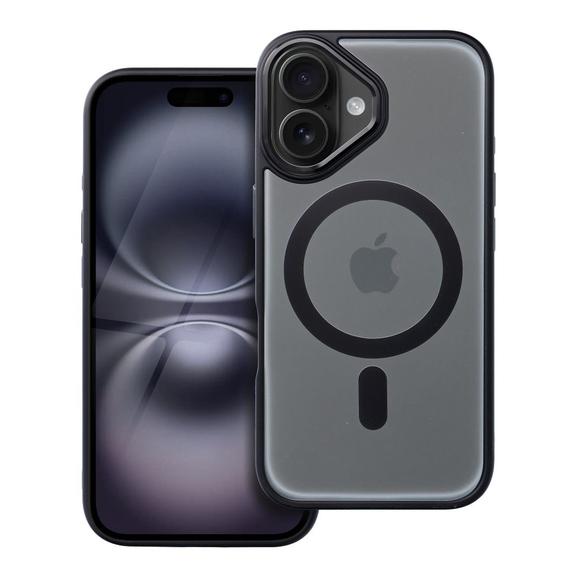 Futerał MATTE MAG COVER kompatybilny z MagSafe do IPHONE 16 czarny