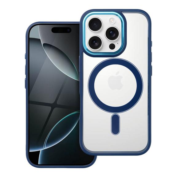 Futerał do iPhone 16 PRO Color Edge Mag Cover zgodny z MagSafe niebieski