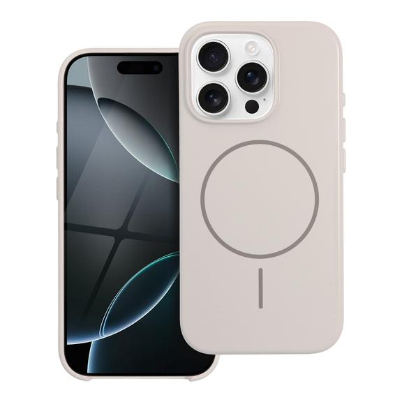 Etui na iPhone 16 PRO Premium Glossy Mag Cover zgodny z MagSafe i Camera Control button białe