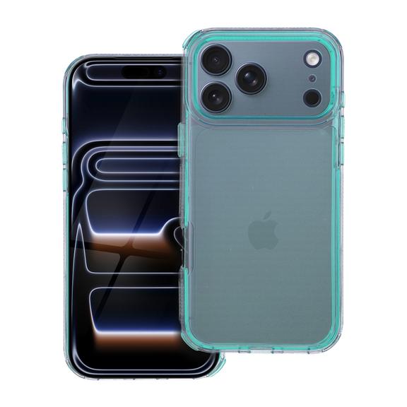 Futerał do iPhone 17 PRO MAX Matrix Clear miętowy