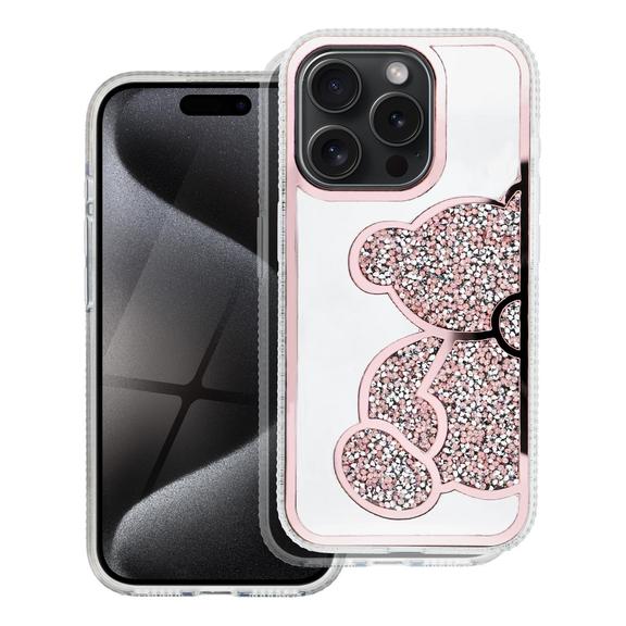 Futerał do iPhone 13 MIN Teddy Bear różowy