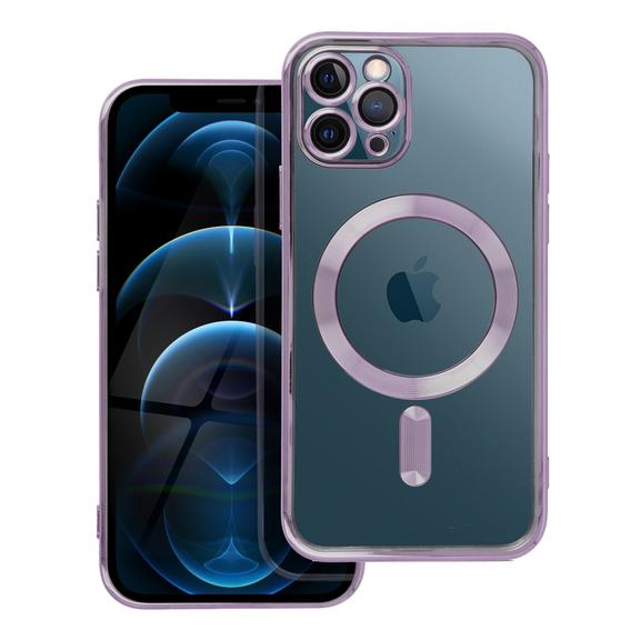 Futerał do iPhone 11 PRO Electro Mag Cover zgodny z MagSafe fioletowy