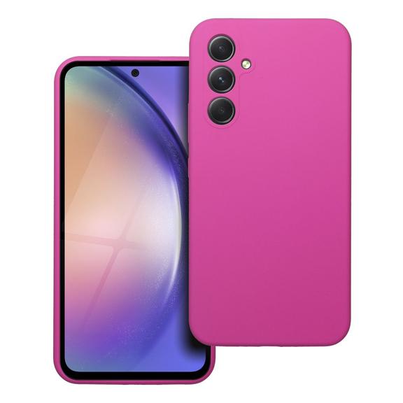 Futerał do Samsung A54 5G Silicone 2mm różowy