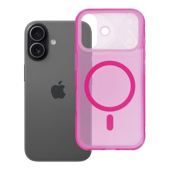 Etui na iPhone 17 Aurora zgodne z MagSafe różowe