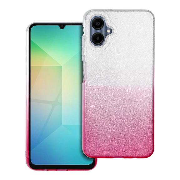 Futerał do Samsung A06 5G Shining transparentny różowy