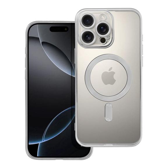 Futerał do iPhone 16 PRO MAX Electro Mag Cover zgodny z MagSafe srebrny