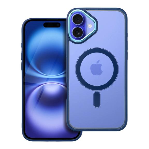 Futerał COLOR EDGE MAG COVER kompatybilny z MagSafe do IPHONE 16 Plus niebieski