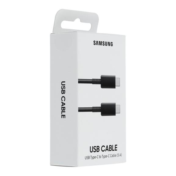 Oryginalny Kabel USB C do USB C Samsung 5A 1 m EP-DN975BBEGWW blister czarny