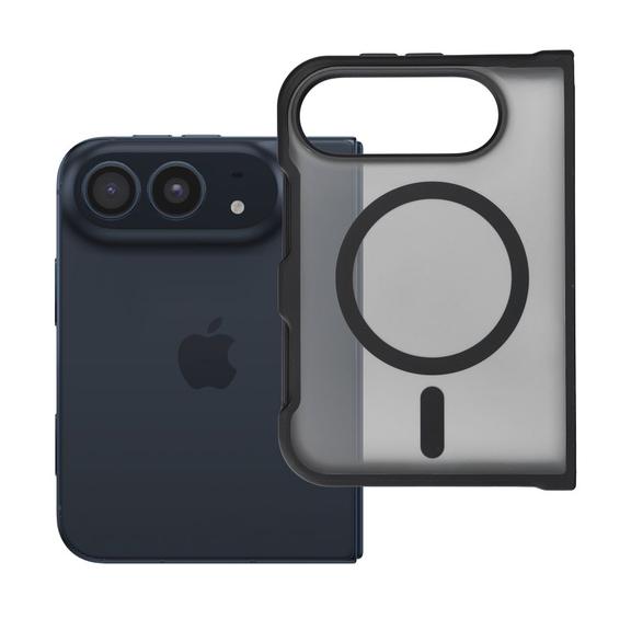 Etui na iPhone Duo Forcell F-Protect 4sD-i Smoke Hybrid Premium zgodne z MagSafe czarne 0INT