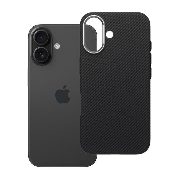 Etui na iPhone 16 K-Look zgodne z MagSafe czarne