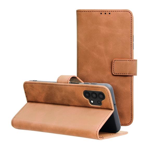 Etui z klapką na Samsung A32 LTE ( 4G ) Tender Book brązowe
