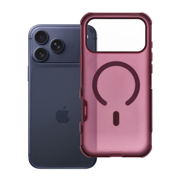 Etui na iPhone 18 Pro Max / 17 Pro Max Forcell F-Protect BumperX Premium zgodne z MagSafe burgundowy 0INT