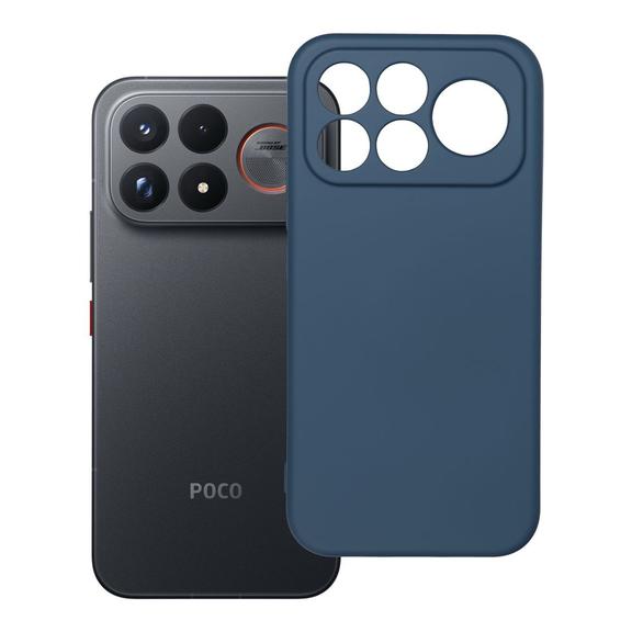 Etui na Poco F9 Pro Silicone niebieskie