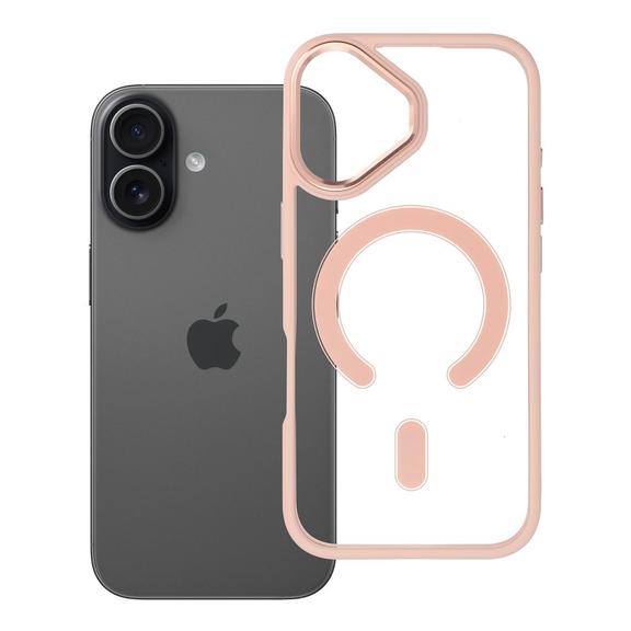 Etui na iPhone 17 Color Edge Mag Cover zgodne z MagSafe różowe
