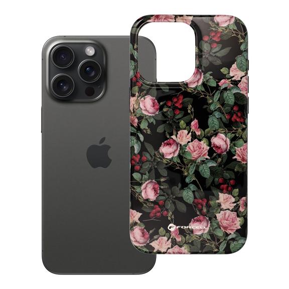 Etui na iPhone 15 PRO MAX Forcell F-Protect Mirage zgodne z MagSafe Military Drop-Test rose drama