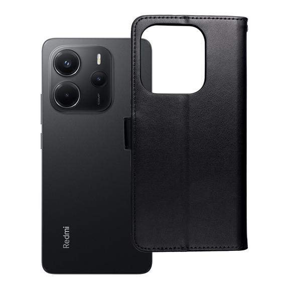 Etui z klapką na Xiaomi Redmi NOTE 14 4G (GLOBAL - 164,84mm x 78,15mm x 8,16mm) Mezzo Book teddy bear czarne
