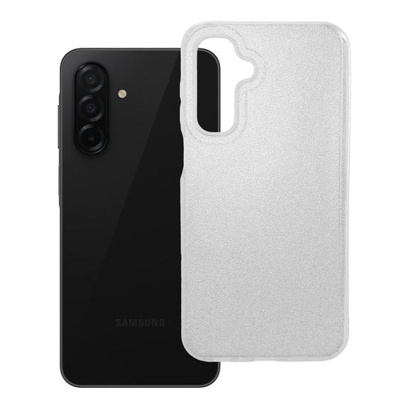 Futerał do Samsung A26 5G Shining srebrny