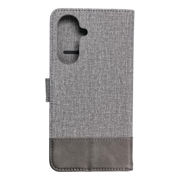 Etui z klapką na Samsung A27 Gomma Book szare