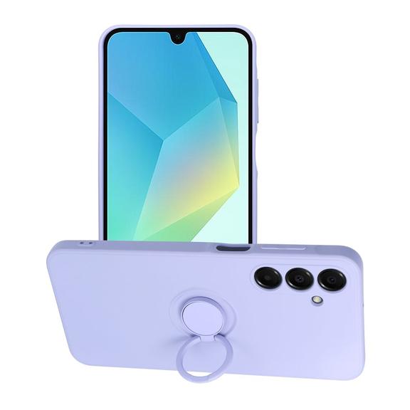Futerał do Samsung A16 5G / A16 4G Silicone Ring fioletowy
