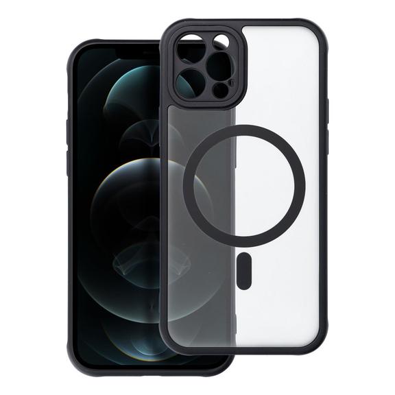 Futerał do iPhone 12 PRO Full Matte Mag Cover zgodny z MagSafe czarny