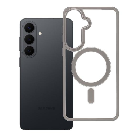 Etui na Samsung S26 PLUS Color Edge Mag Cover zgodne z MagSafe tytanowe szare