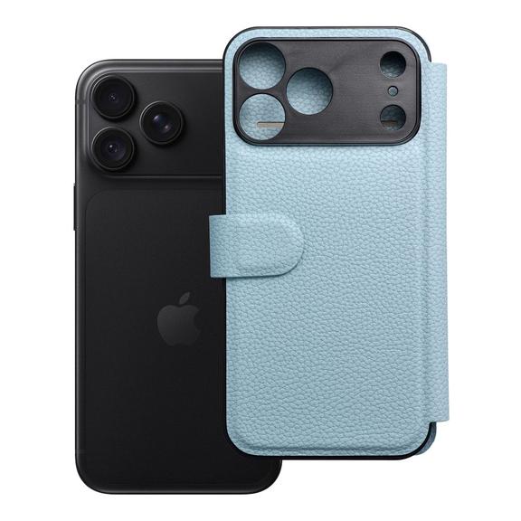 Etui z klapką na iPhone 17 PRO MAX / 17 PRO MAX Max Protect RFID jasnoniebieskie