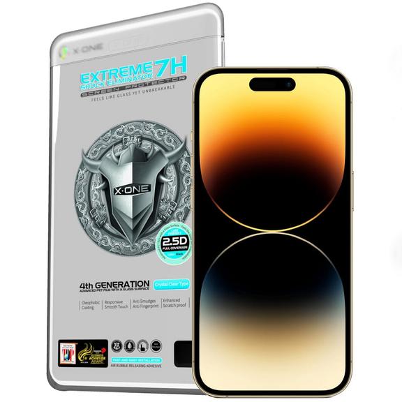 Protektor LCD X-ONE Extreme Shock Eliminator 4th gen. - do iPhone 14 Pro/15
