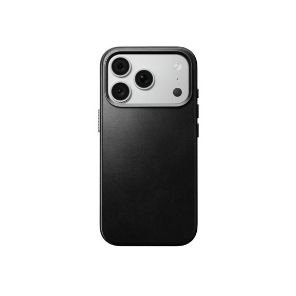 NOMAD futerał skórzany do IPHONE 18 Pro/17 Pro kompatybilny z MagSafe (Traditional Leather Case Horween Leather) czarny