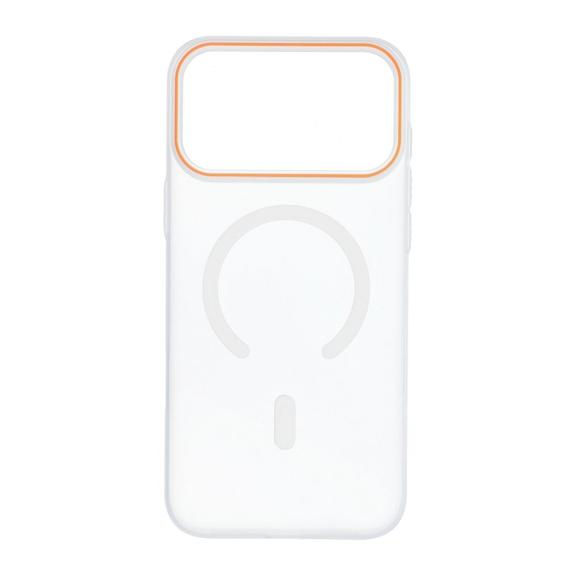 Etui na iPhone 17 Pro Max / 18 Pro Max Go Orange zgodne z MagSafe transparentne