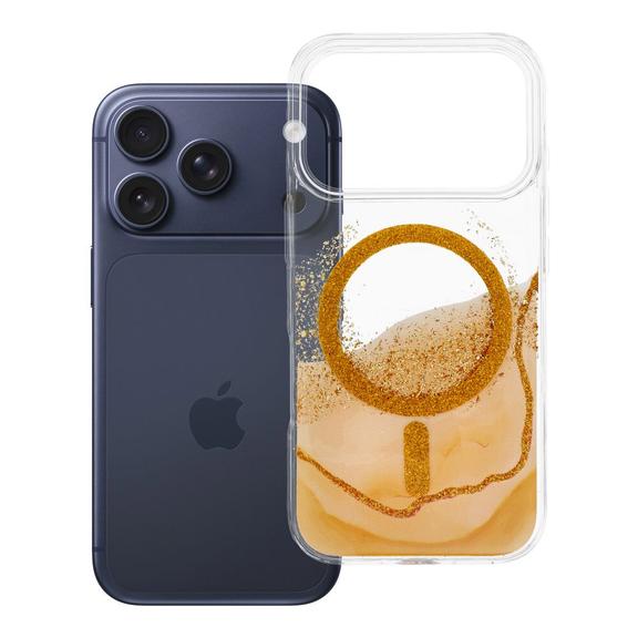 Etui na iPhone 18 Pro / 17 Pro Golden zgodne z MagSafe złote