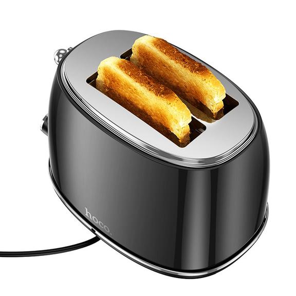 Toster Hoco w stylu Retro 850W HE50 czarny