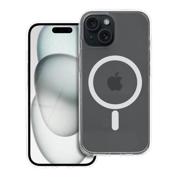 Etui na iPhone 15 Forcell F-Protect Clear Hybrid Premium zgodne z MagSafe transparentnene 0INT