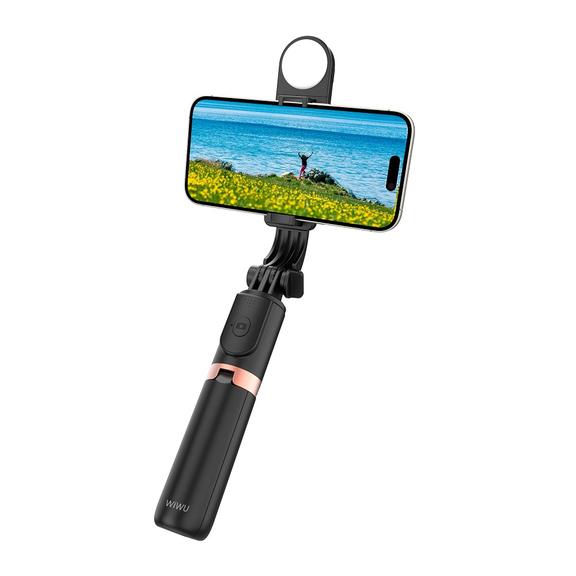 WiWU - Mini selfie stick Wi-SE011 z funcją tripoda