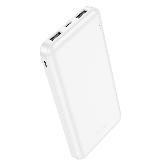 Powerbank Hoco 10000 mAh 2,1A J100 biały