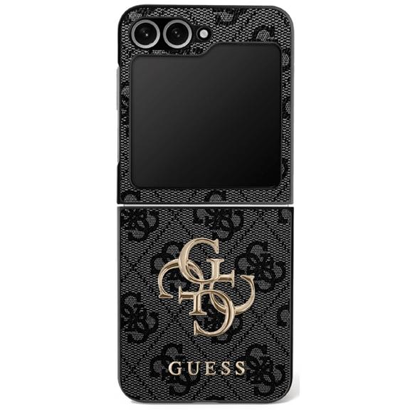 GUESS futerał do SAMSUNG Z FLIP7 GUHCZF74GMGGR (PU Leather 4G Metal Logo) czarny